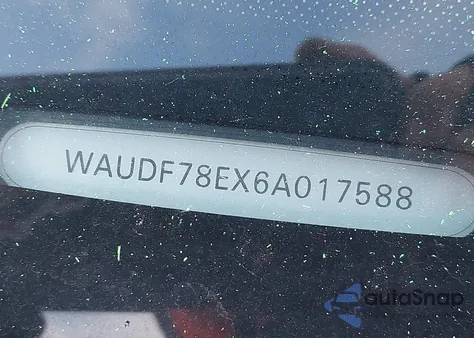 2006 Audi A4 2.0T z USA, uszkodzony, nr VIN WAUDF78EX6A017588